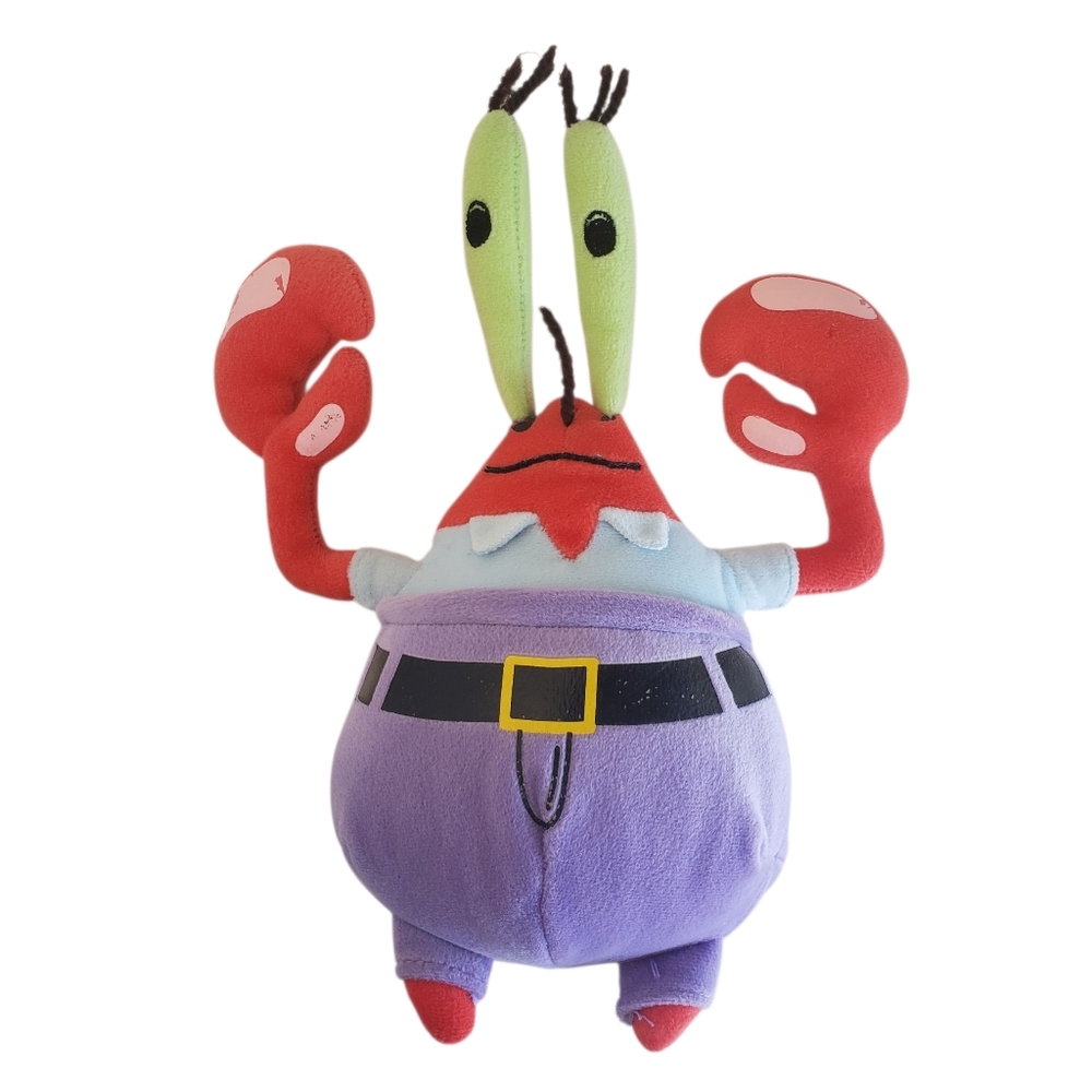 TY Beanie Babies Mr. Krabs SpongeBob SquarePants Plush 8 Inch 2006
